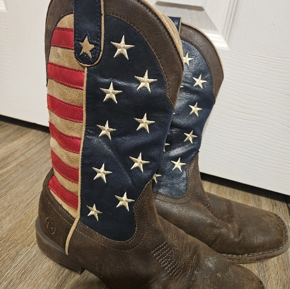 Roper American Flag Boots - Picture 2 of 5